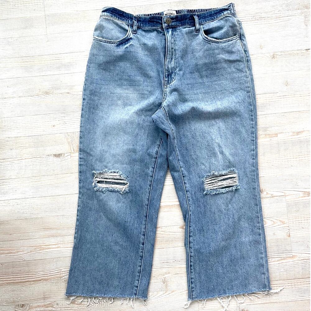 Show Me Your Mumu Memphis Mid Rise‎ Jeans | Fall Blues Size 32
